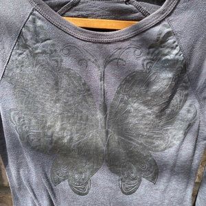 Long sleeve butterfly shirt!